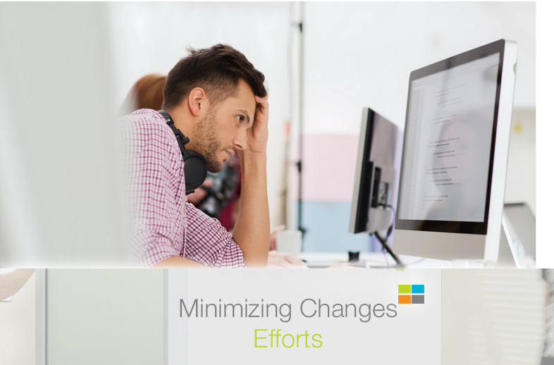 minimizing changes efforts